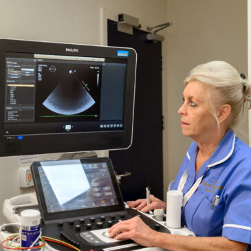 New Foscote Nurse Operating Ultrasound Machine